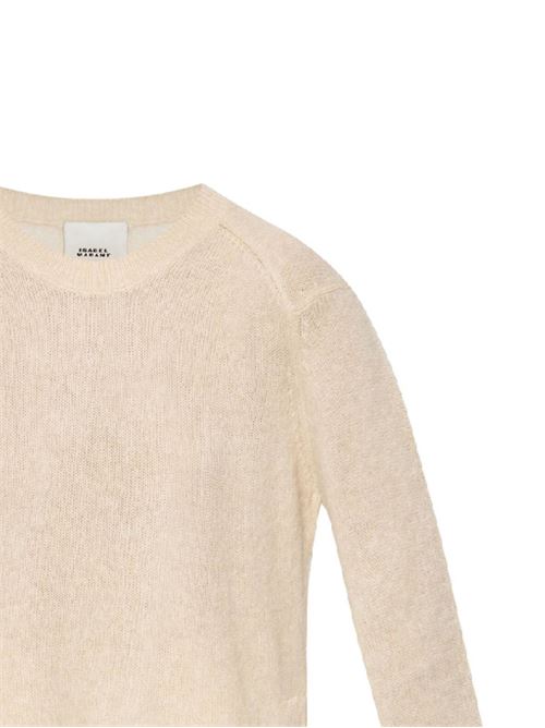 Maglione girocollo beige ISABEL MARANT | PU0554FAB3L01I90BE